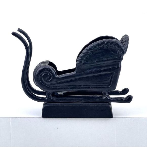 Pottery Barn Santa's Sleigh Stocking Holders - Picture 6 of 8